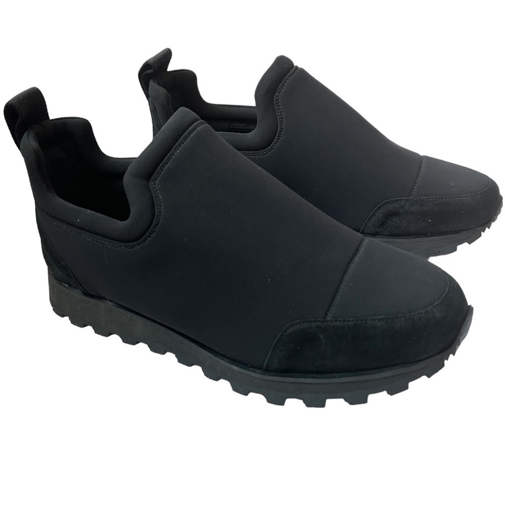 James PERSE New no tag Zuma Black Neoprene & Suede slip-on sneakers mens… - Picture 3 of 14